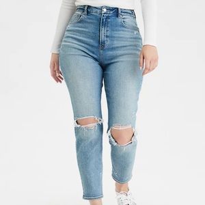 American Eagle Curvy Mom Jean  16 SHORT High Rise Tapered Leg